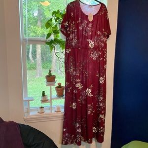 floral print maxi dress